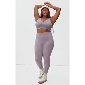 Everlane Organic Cotton Seamless Legging in Dusty Lavender Purple M/L NWT